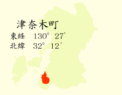 津奈木町の位置