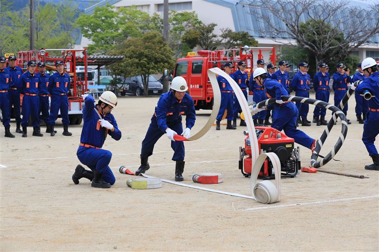小型ポンプ操法1 小型ポンプ操法1