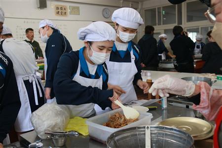 津奈木中学校寒漬け大根味付け 津奈木中学校寒漬け大根味付け