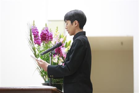 中学校卒業式3 中学校卒業式3