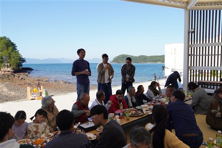 五十嵐靖晃《海渡り》弁天様のお祭り 五十嵐靖晃《海渡り》弁天様のお祭り
